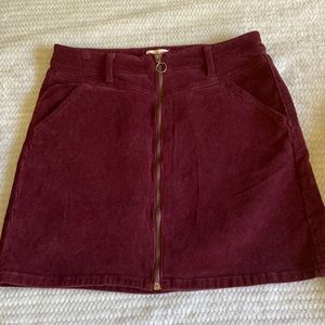 Womens corduroy skirt
